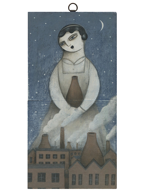 Clay Dust - Mother Town Of The Potteries  original art  by Paine Proffitt