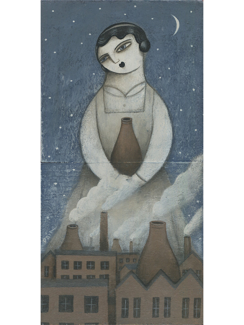 Clay Dust - Mother Town Of The Potteries  original art  by Paine Proffitt