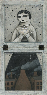 Clay Dust - Night In The Potteries  original art  by Paine Proffitt