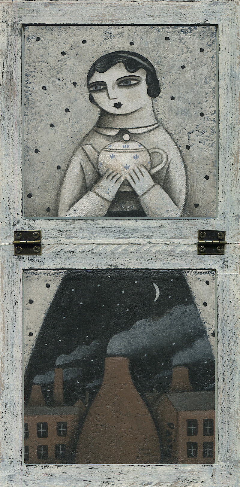 Clay Dust - Night In The Potteries  original art  by Paine Proffitt