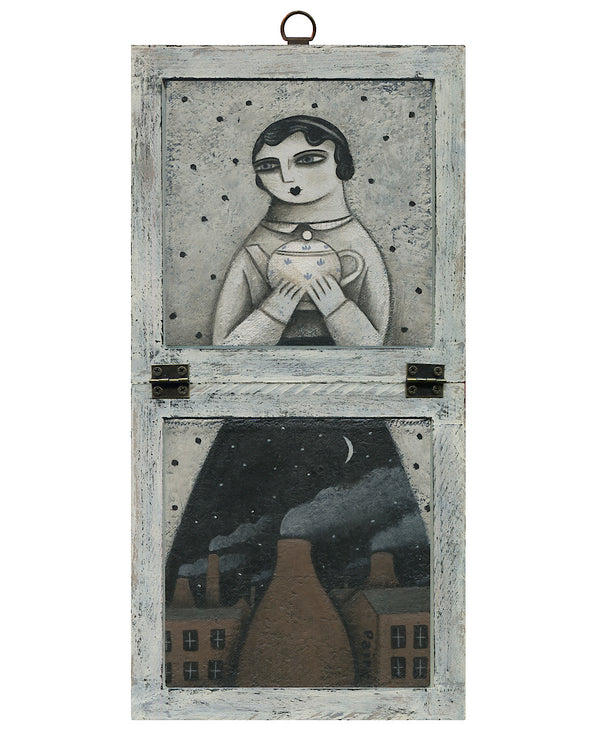 Clay Dust - Night In The Potteries  original art  by Paine Proffitt