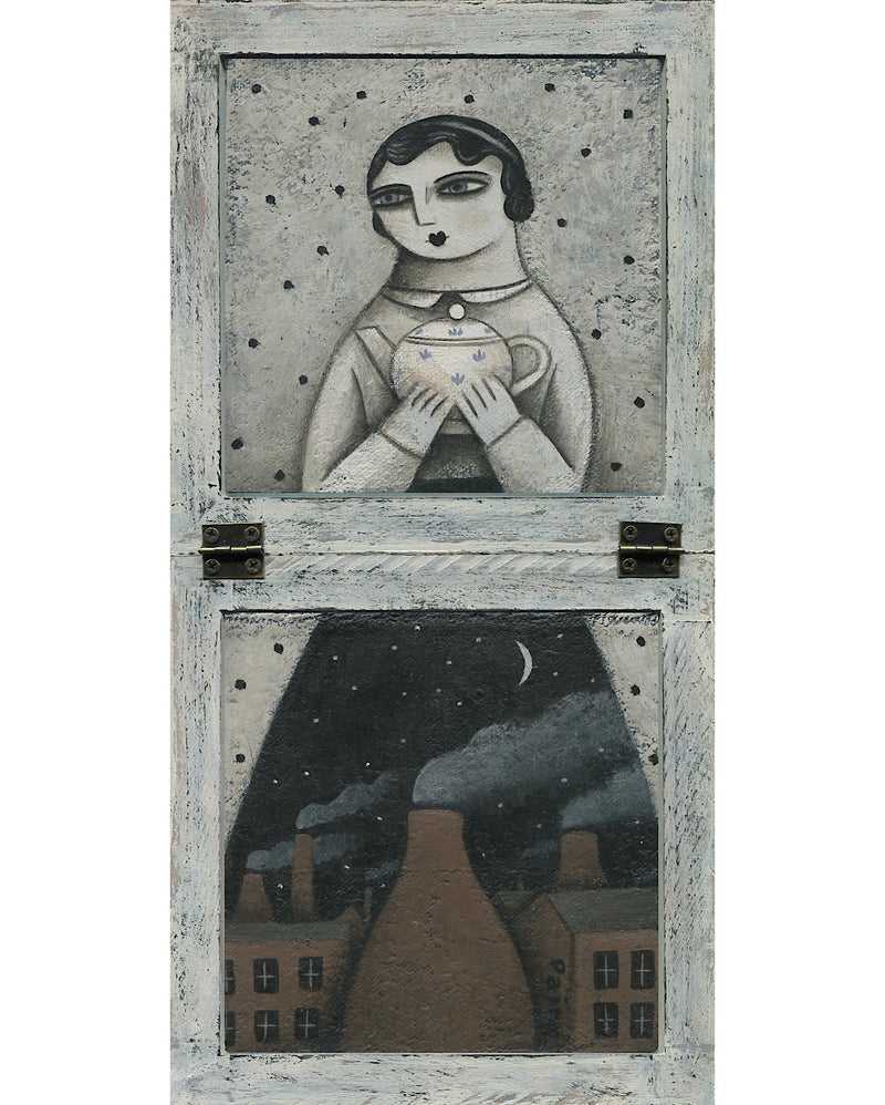 Clay Dust - Night In The Potteries  original art  by Paine Proffitt