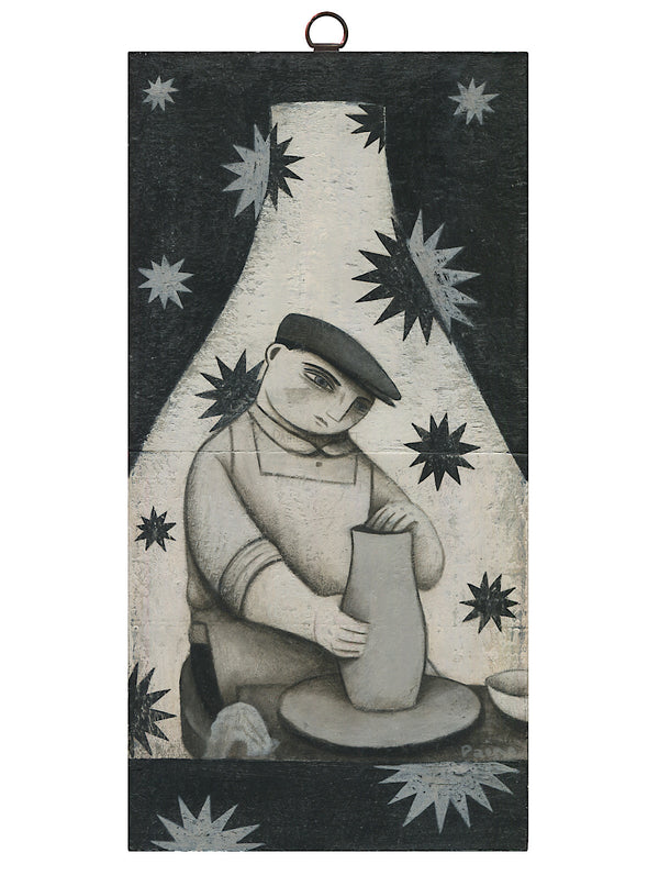 Clay Dust - Potteries Night Shift  original art  by Paine Proffitt