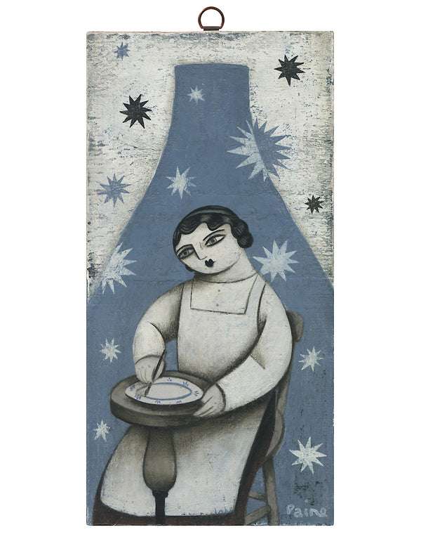 Clay Dust - Starry Night In The Potteries original art  by Paine Proffitt