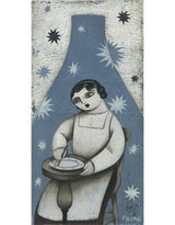 Clay Dust - Starry Night In The Potteries original art  by Paine Proffitt