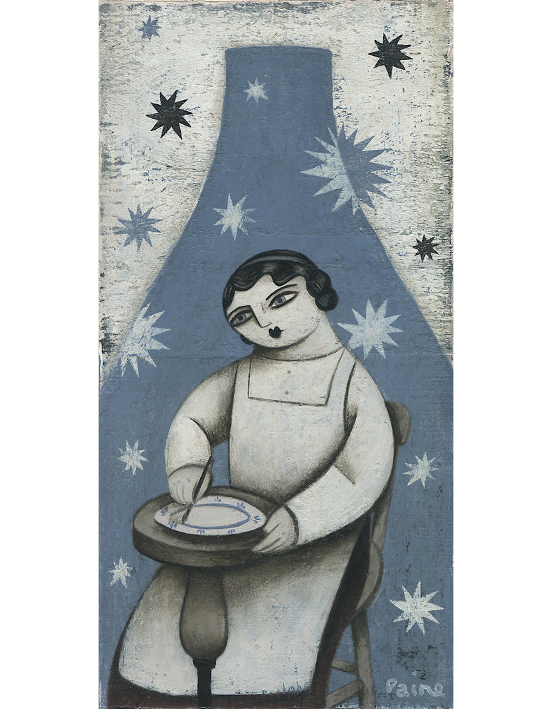 Clay Dust - Starry Night In The Potteries original art  by Paine Proffitt
