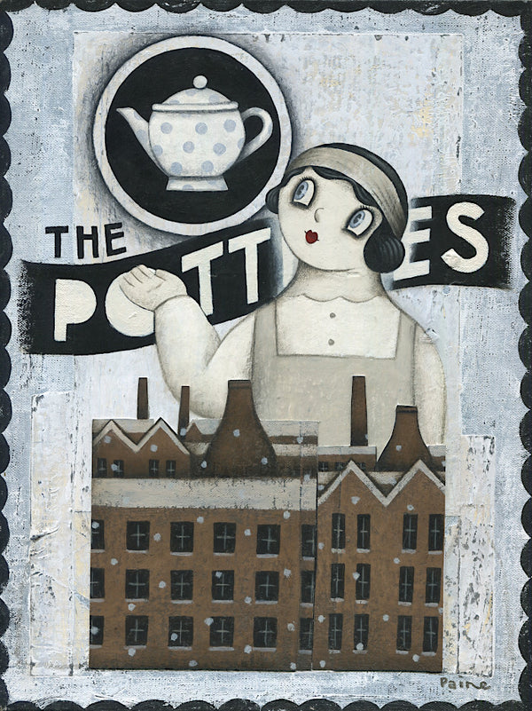 Clay Dust - The Potteries Poster original art  by Paine Proffitt