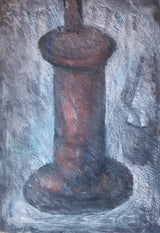 SOP008 The Stove (1977) Original Mixed Media Painting by Arthur Berry