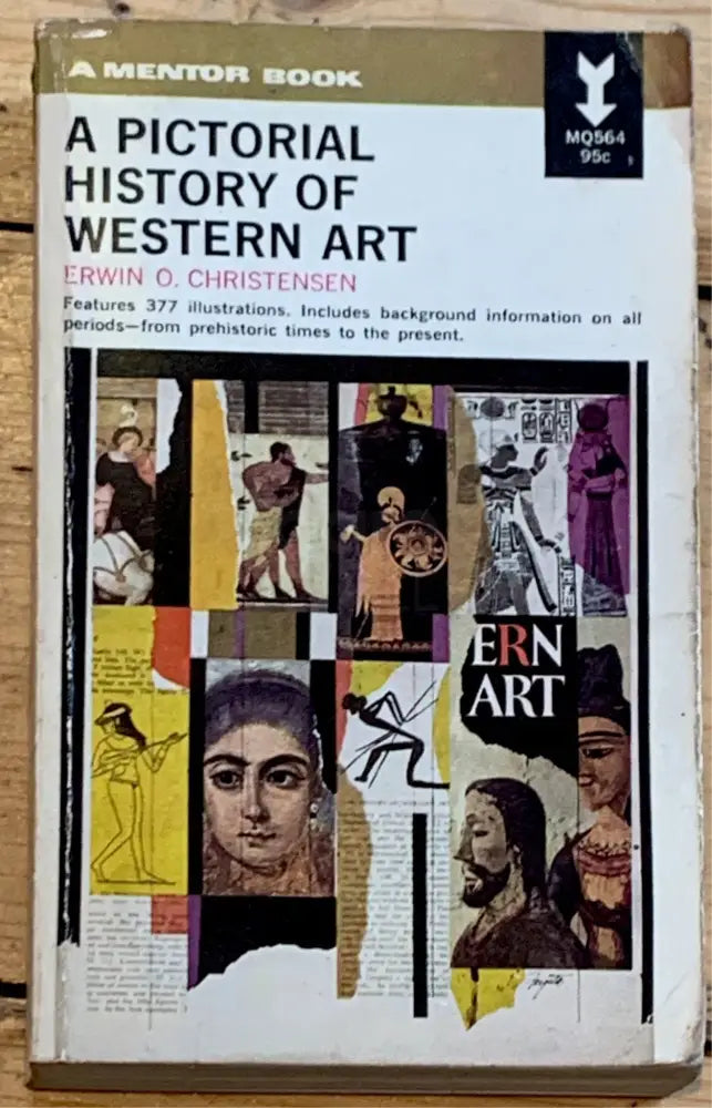 A pictorial history of Western art (Mentor books) Book from Barewall Art Gallery