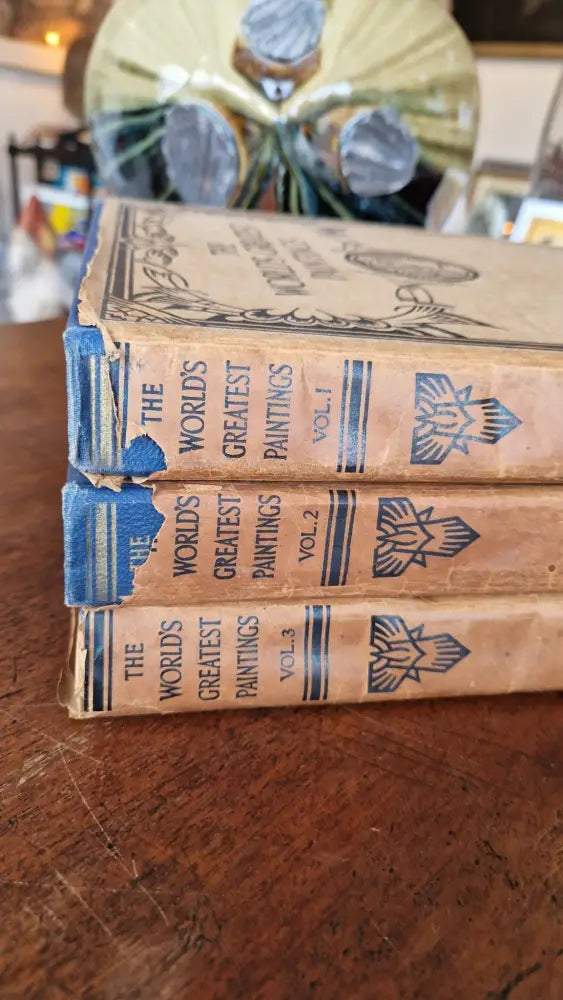 A Set of The World's Greatest Paintings books Volume 1,2 and 3 Book from Barewall Art Gallery