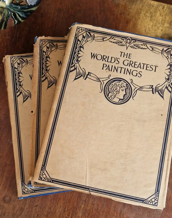 A Set of The World's Greatest Paintings books Volume 1,2 and 3 Book from Barewall Art Gallery
