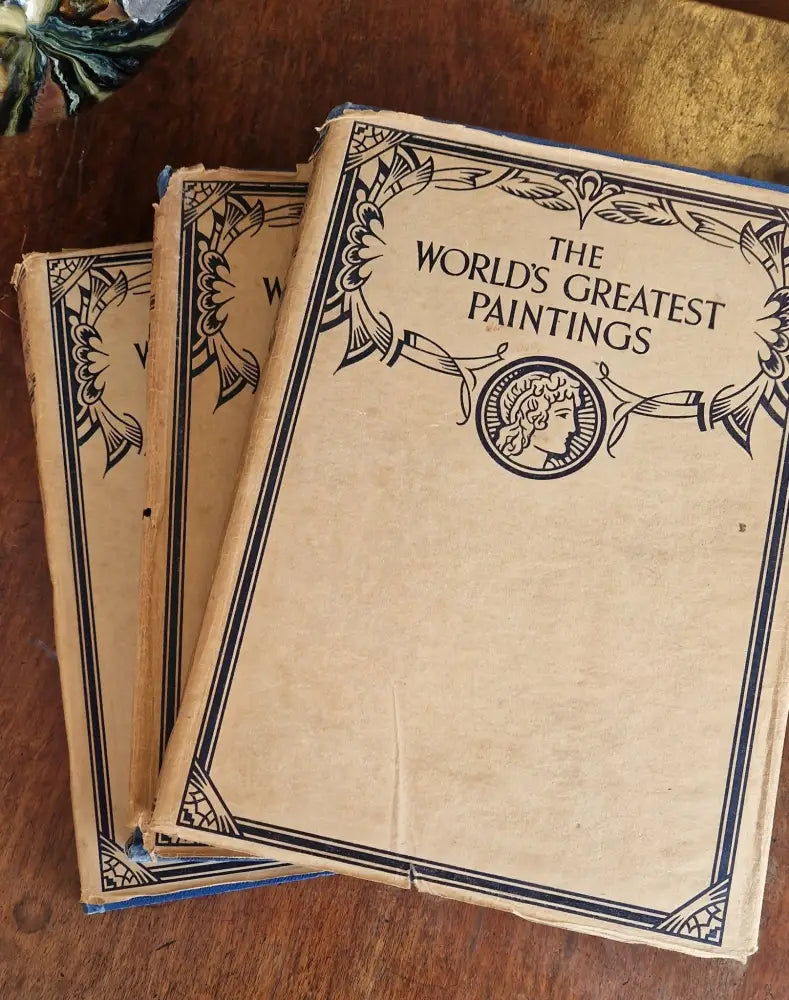 A Set of The World's Greatest Paintings books Volume 1,2 and 3 Book from Barewall Art Gallery