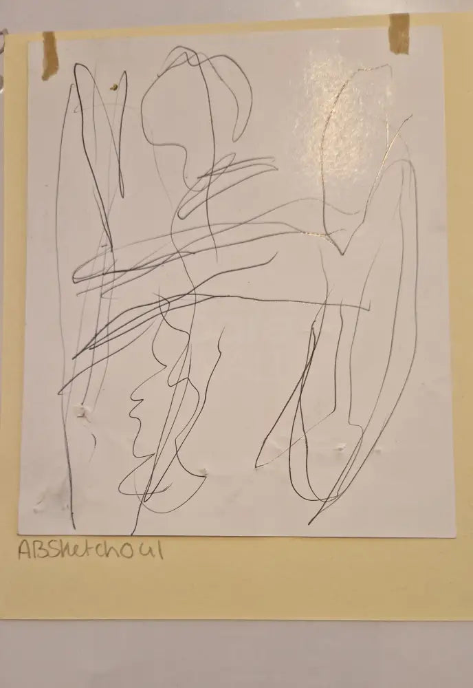 ABD041 At the Urinal c1980s found Arthur Berry Archive Original Art from Barewall Art Gallery