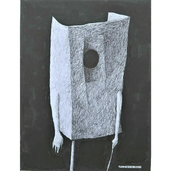 Abstract Figure 2010 by Jack Simcock Original Art from Barewall Art Gallery