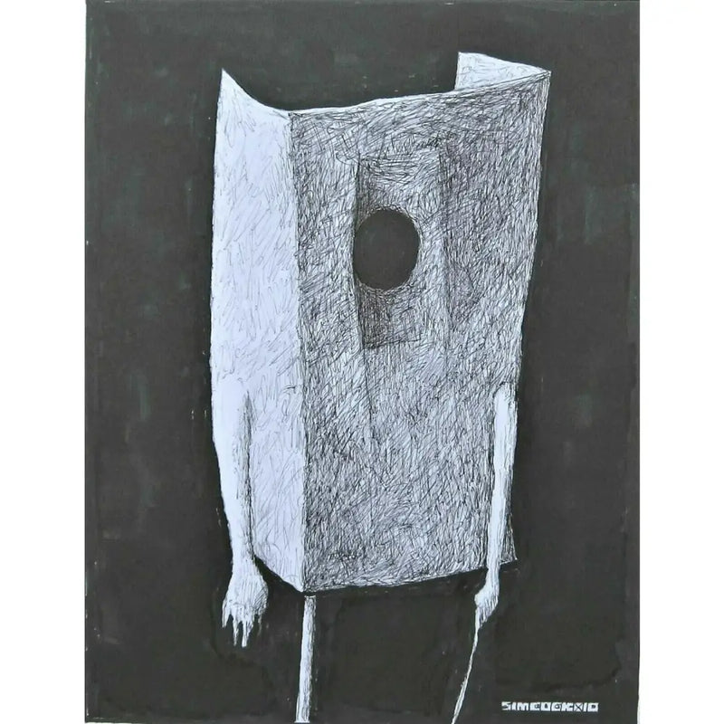 Abstract Figure 2010 by Jack Simcock Original Art from Barewall Art Gallery