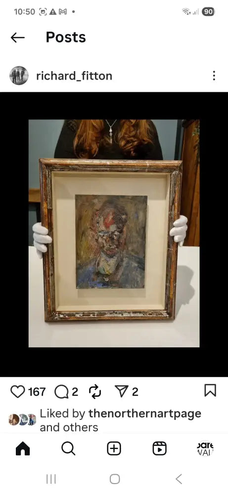 Adam 2025 Oil by Richard Fitton Original Art from Barewall Art Gallery