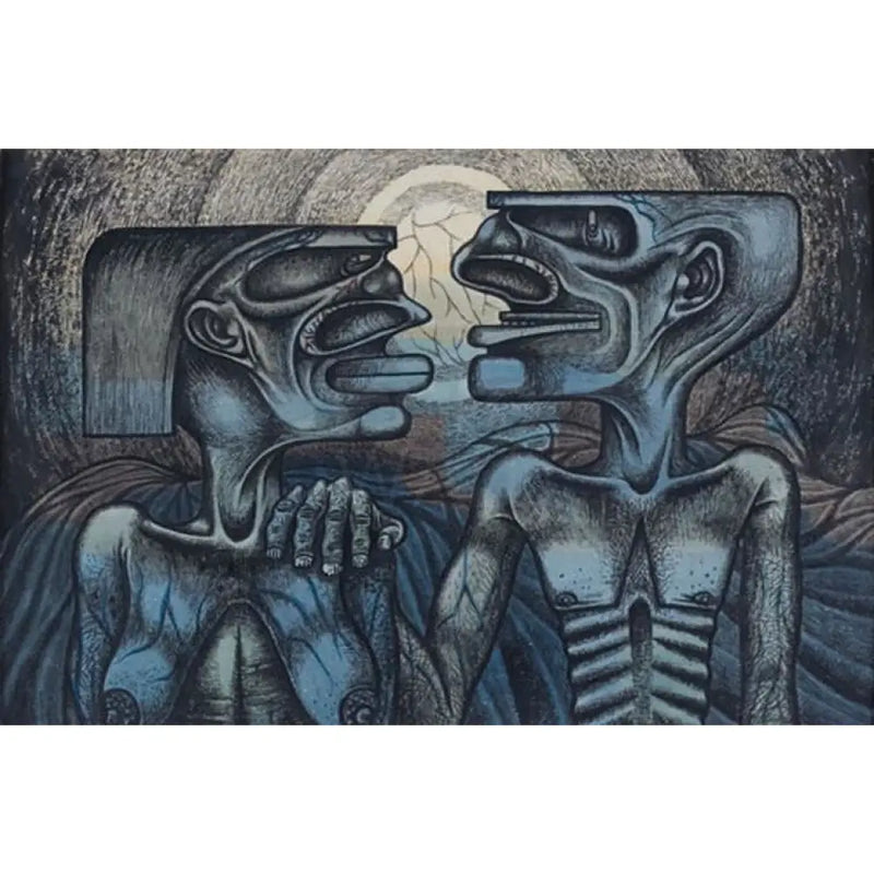 Adam and Eve 1943 by Norman Cope Original Art from Barewall Art Gallery