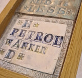 All you Need is Less Petrol Head 2023 by Philip Hardaker Ceramics from Barewall Art Gallery