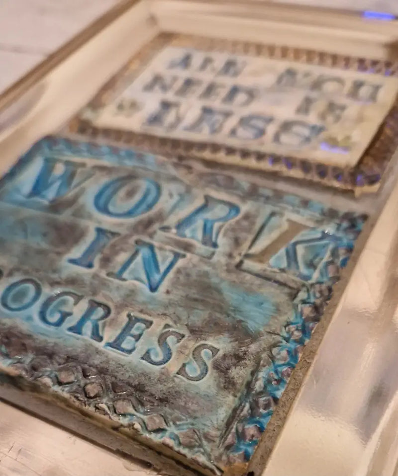 All you Need is Less Work in Progress 2023 by Philip Hardaker Ceramics from Barewall Art Gallery