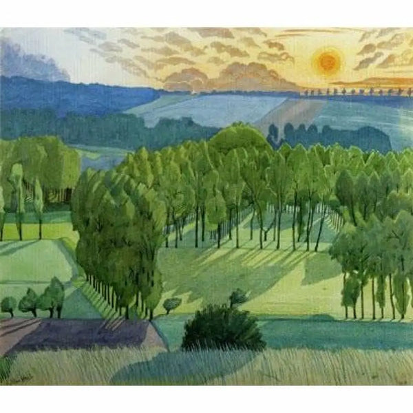Art Greeting Cards by John Nash A French Landscape by John Nash Greetings Card Cards from Barewall Art Gallery