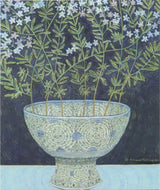 Art Greeting Cards by Leonard McComb RA Jasmine Flowers Provence V&A Museum greeting card by Leonard McComb RA Cards from Barewall Art Gallery