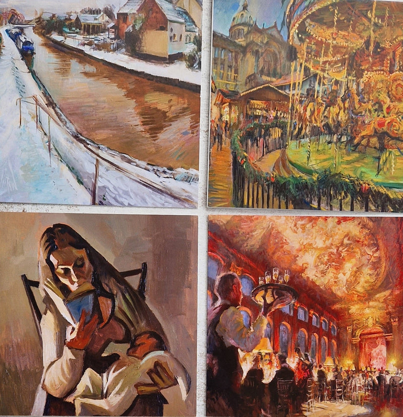Art Greeting Cards by Rob Pointon for NSPCC / Childline by Barewall
