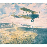 Art Greeting Cards I by Eric Ravilious A: Elementary Flying Training School, Sawbridgeworth, Herts, 1942 Cards from Barewall Art Gallery