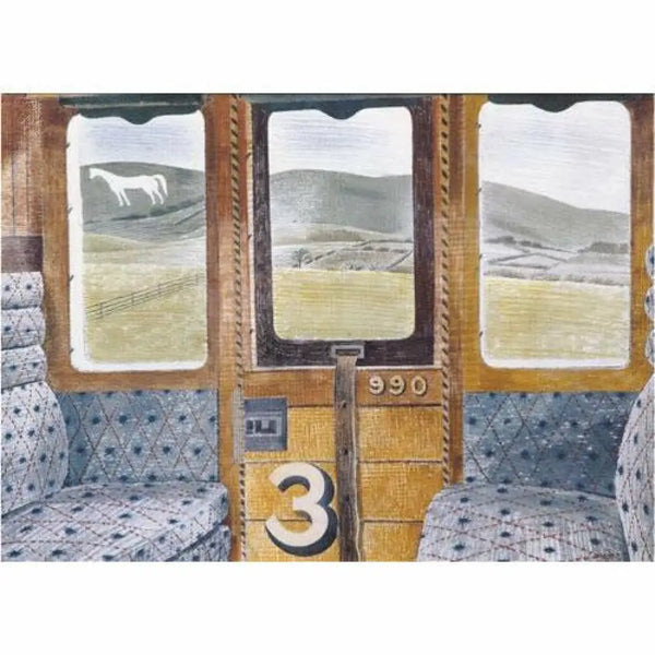 Art Greeting Cards I by Eric Ravilious A: Train Landscape Cards from Barewall Art Gallery