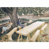 Art Greeting Cards I by Eric Ravilious A: Two women in a Garden, 1933 Cards from Barewall Art Gallery