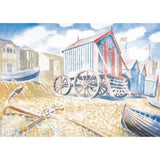 Art Greeting Cards I by Eric Ravilious C: Late August Beach, Aldeburgh, 1938 Cards from Barewall Art Gallery