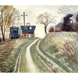 Art Greeting Cards I by Eric Ravilious D: Caravans Cards from Barewall Art Gallery