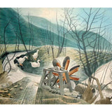 Art Greeting Cards I by Eric Ravilious D: The Waterwheel Cards from Barewall Art Gallery