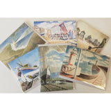 Art Greeting Cards I by Eric Ravilious Set C of 6 Eric Ravilious Greeting Cards - 6 different designs Cards from Barewall Art Gallery
