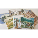 Art Greeting Cards I by Eric Ravilious Set D of 7 Eric Ravilious greeting cards - 7 different designs Cards from Barewall Art Gallery