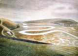 Art Greeting Cards II 2024 by Eric Ravilious C: Cuckmere Haven 1939 Cards from Barewall Art Gallery