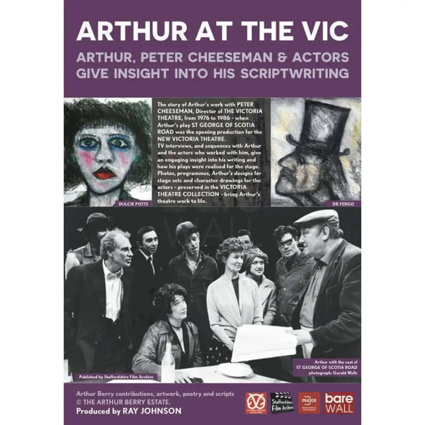 Arthur Berry: At the Vic - His Plays at The Victoria and New Vic Theatre DVD DVD from Barewall Art Gallery