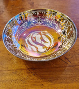 Arts and Crafts Style Silver Lustre Bowls circa 1925 signed by Moira Forsyth Bowl - 15cm Ceramics from Barewall Art Gallery