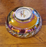 Arts and Crafts Style Silver Lustre Bowls circa 1925 signed by Moira Forsyth Ceramics from Barewall Art Gallery