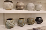 AS10 Small Dram Cups with Thumb Holder 2024 by Alex Shimwell Ceramics from Barewall Art Gallery