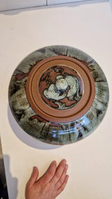 AS11 to 14 Lidded Blue Nuka on Temuku Stoneware Side Round Pots by Alex Shimwell Ceramics from Barewall Art Gallery