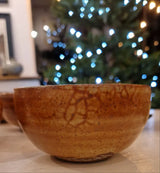 AS7 Small Shino Bowls 2024 by Alex Shimwell Ceramics from Barewall Art Gallery