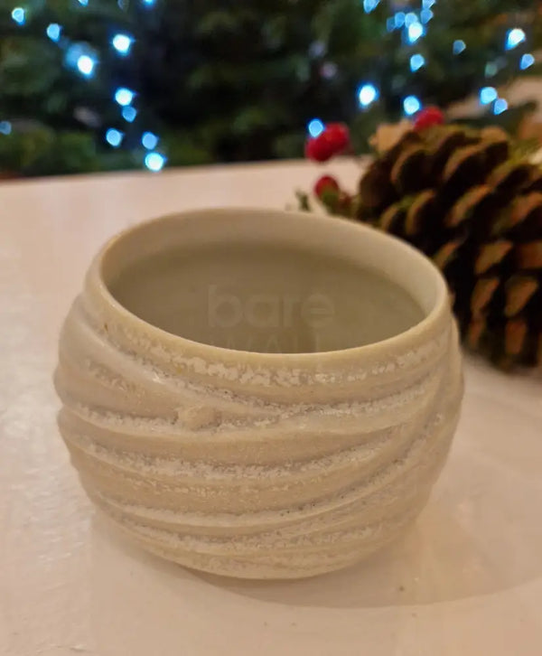 AS8 Small White Porcelain Trinket Bowl asymmetric ring decoration 2024 by Alex Shimwell Ceramics from Barewall Art Gallery