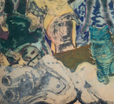 Bastet 1985 by Geoffrey Wynne RI Original Art from Barewall Art Gallery