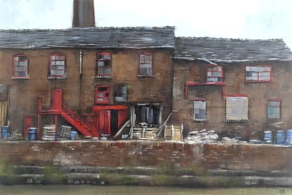 BD2477 Potbank - Prices Teapots A5 signed ltd edition print by David Brammeld Print from Barewall Art Gallery