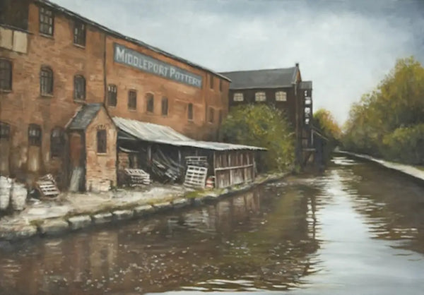 BD2479 Canal Reflections II A3 signed ltd edition print by David Brammeld Print from Barewall Art Gallery