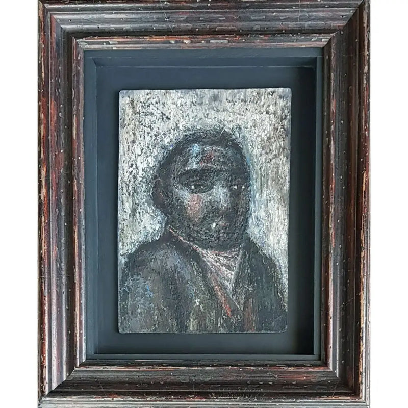 Biddulph Miner 1957 Oil by Jack Simcock Original Art from Barewall Art Gallery