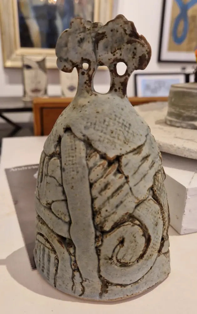 Blue Tree Form Ceramic Sculptures 2024 by Andrew Matheson RBSA Small Hill Form 16cm x 11cm x 7.5cm Ceramics from Barewall Art Gallery