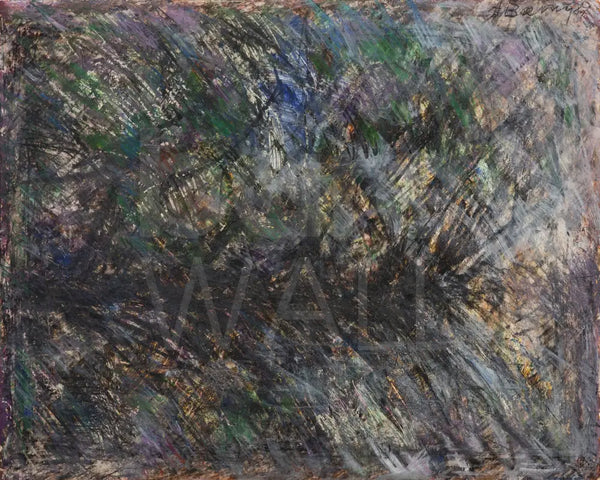 Canal Sunset Reflection 1989 by Arthur Berry Original Art from Barewall Art Gallery