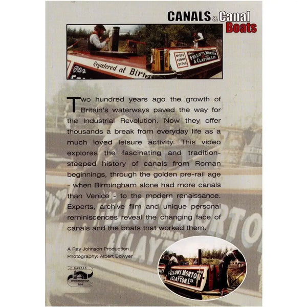 Canals and Canal Boats British Historical Film DVD DVD from Barewall Art Gallery