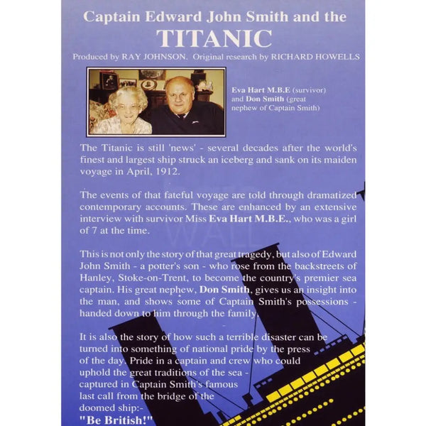 Captain Smith and the Titanic Historical Film DVD DVD from Barewall Art Gallery